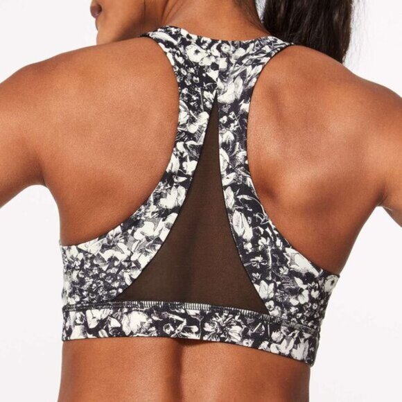 Lululemon Invigorate Bra Mash Up White Black / Black - Picture 3 of 6